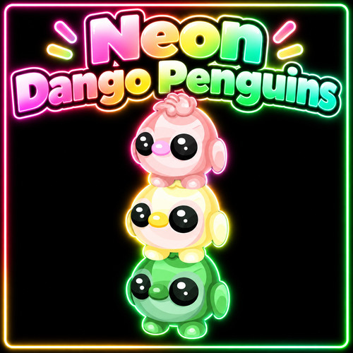 Neon dango pinguine - (billig),