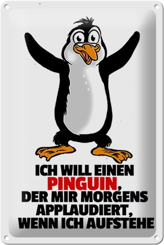 Mrdeco metall schild 20x30cm - schild,